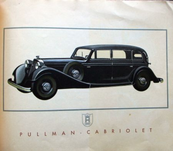 Horch 75 PS Eight-Cylinder Modelprogram 1937 Carbrochure (6906)